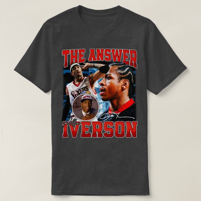 Allen Iverson, Namnteckning Vint. T Shirt (Design framsida)
