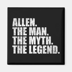 Allen namn, Allen Mannen Myten Legenden Magnet