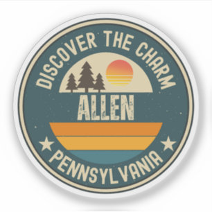 Allen, Pennsylvania Klistermärken