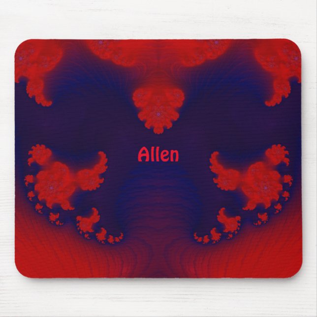 ALLEN ~ Red and Blue Mouse Pad Musmatta (Framsidan)