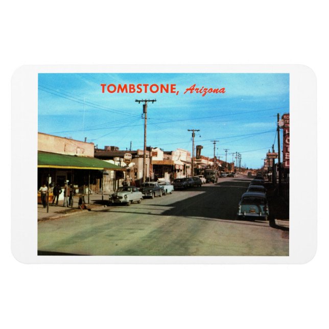 Allen St., Gravsten AZ Vintage Magnet (Horisontell)
