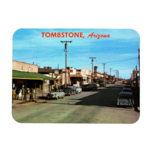 Allen St., Gravsten AZ Vintage Magnet