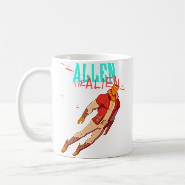 Allen The Alien Oövervinnerlige Kaffemugg (Vänster)