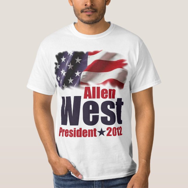Allen väster för presidenten 2012 tröja (Framsida)