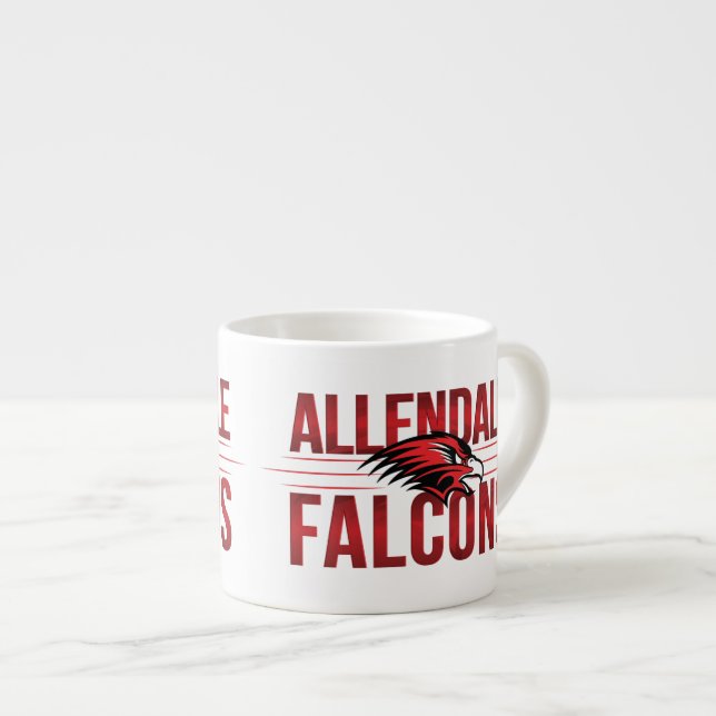 Allendale Falcons #2 Espressomugg (Framsida höger)