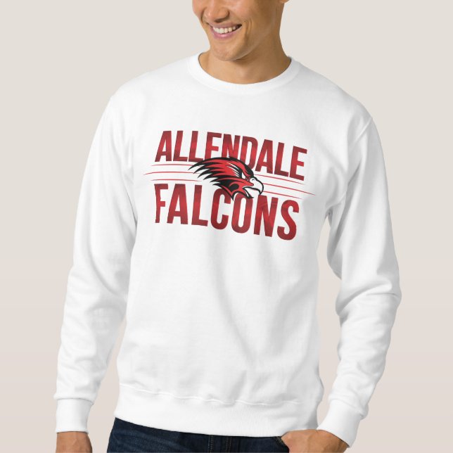 Allendale Falcons #2 Lång Ärmad Tröja (Framsida)