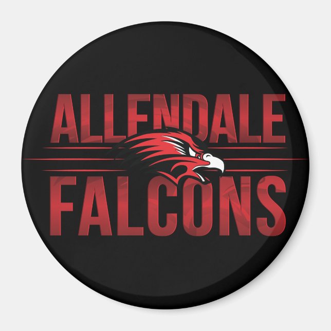 Allendale Falcons #2 Magnet (Framsidan)