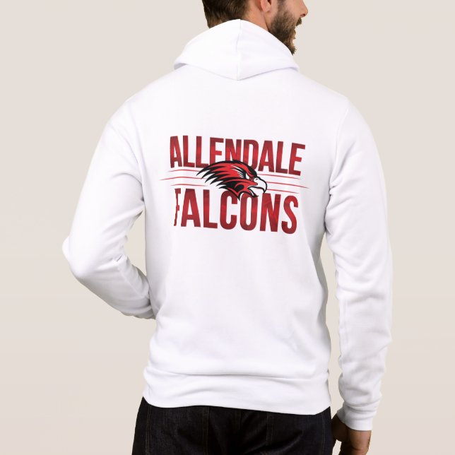 Allendale Falcons #2 T Shirt (Baksida)