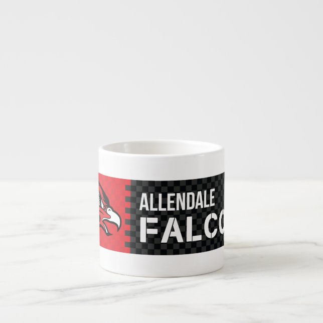 Allendale Falcons Espressomugg (Framsidan)