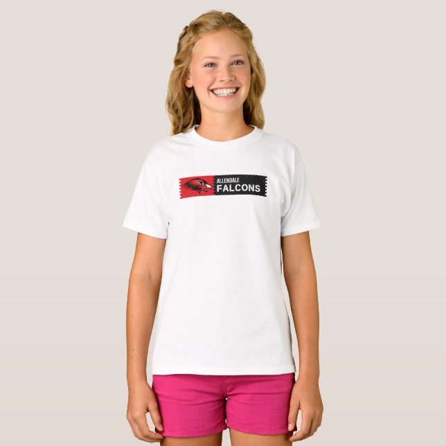 Allendale Falcons T Shirt (Hel framsida)
