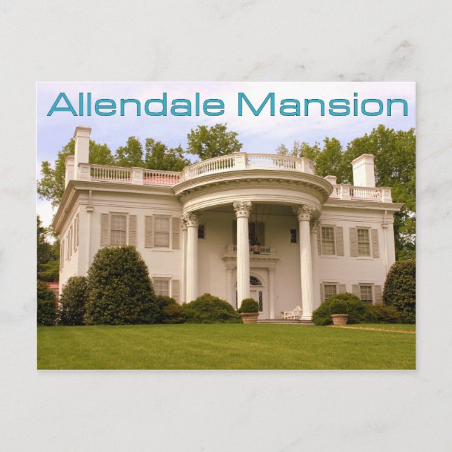 Allendale Mansion - Kingsport, TN Vykort (Framsida)
