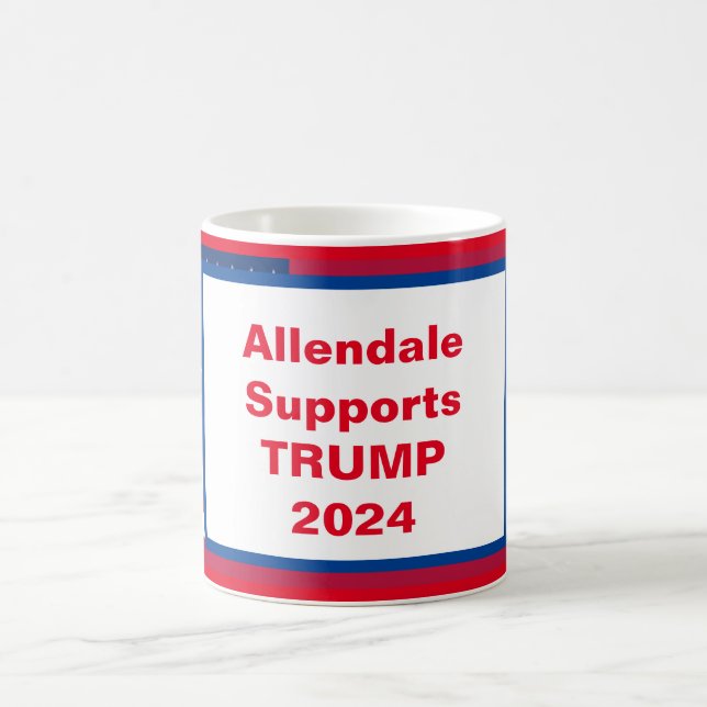 Allendale stöder TRUMP 2024 Kaffemugg (Center)