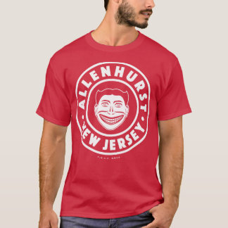 Allenhurst New jersey Circle White T Shirt