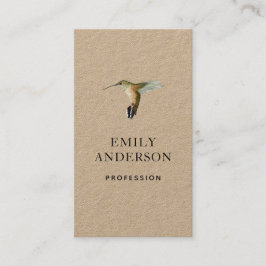 Allens Hummingbird-Affärskort Visitkort