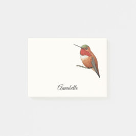 Allens Hummingbird Notes Post-it Block