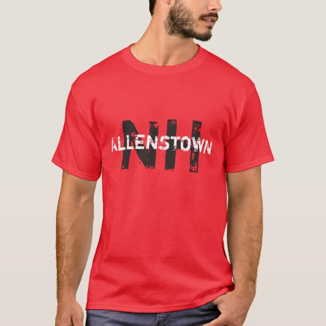 Allenstown, New Hampshire #AllenstownNH #NH NH T-shirt (Framsida)