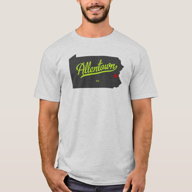 Allentown, PA T Shirt (Framsida)