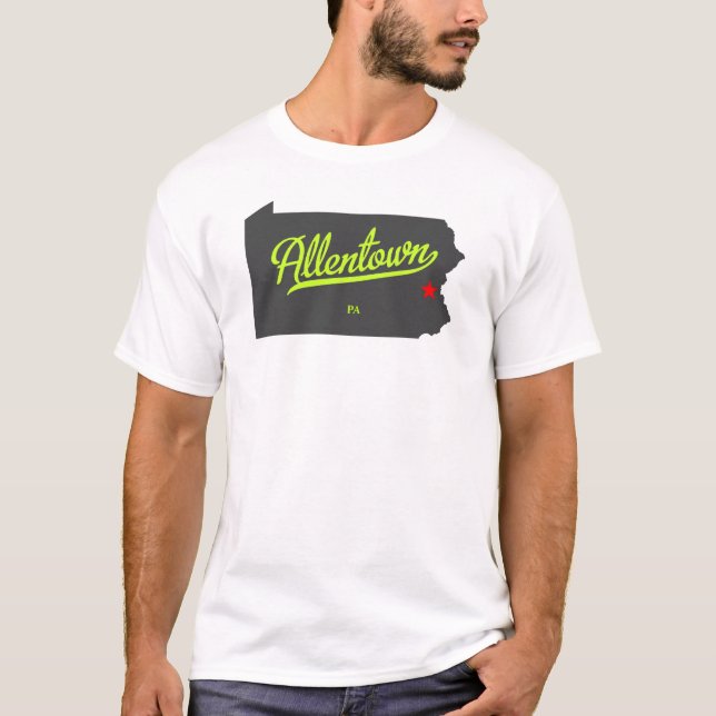 Allentown, PA T Shirt (Framsida)