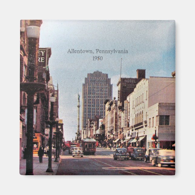 Allentown, Pennsylvania, 1950 Magnet (Framsidan)