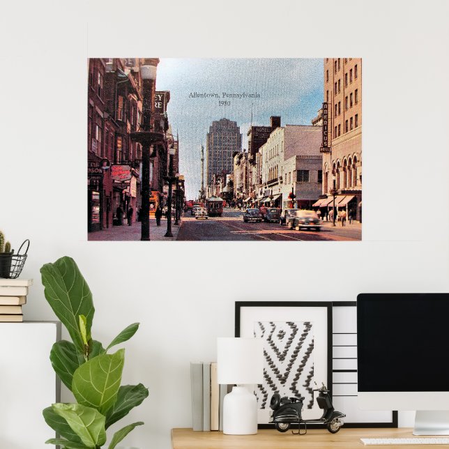 Allentown, Pennsylvania 1950 Poster (Hemmakontoret)