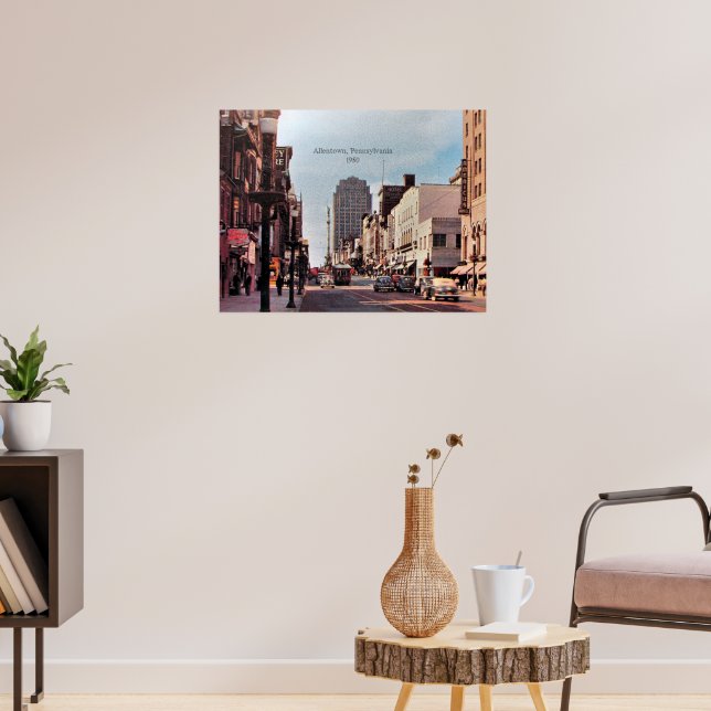 Allentown, Pennsylvania 1950 Poster (Vardagsrum 3)