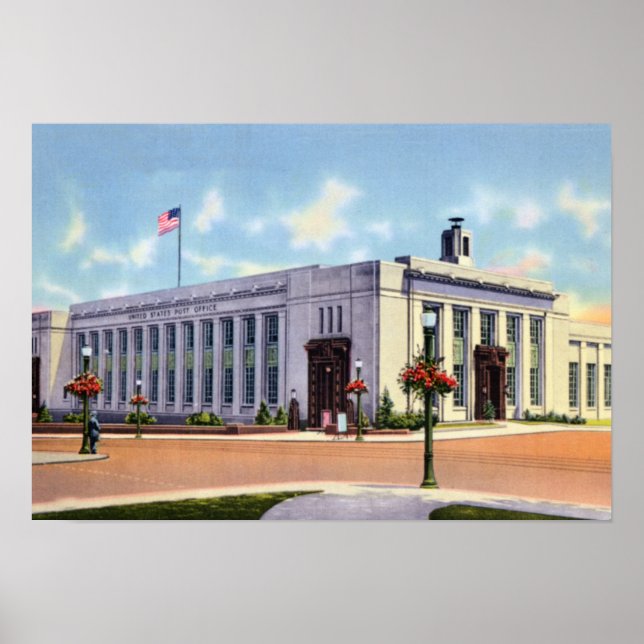 Allentown Pennsylvania Post Office Poster (Framsidan)