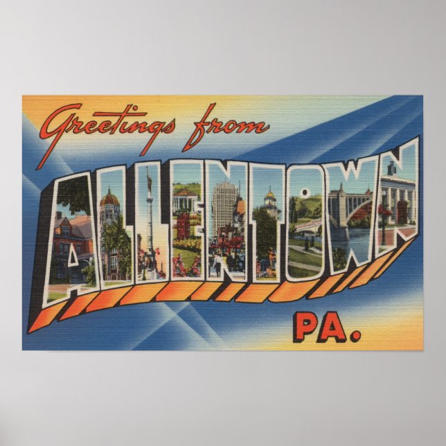 Allentown, Pennsylvania - Stora Brev Scenes Poster (Framsidan)