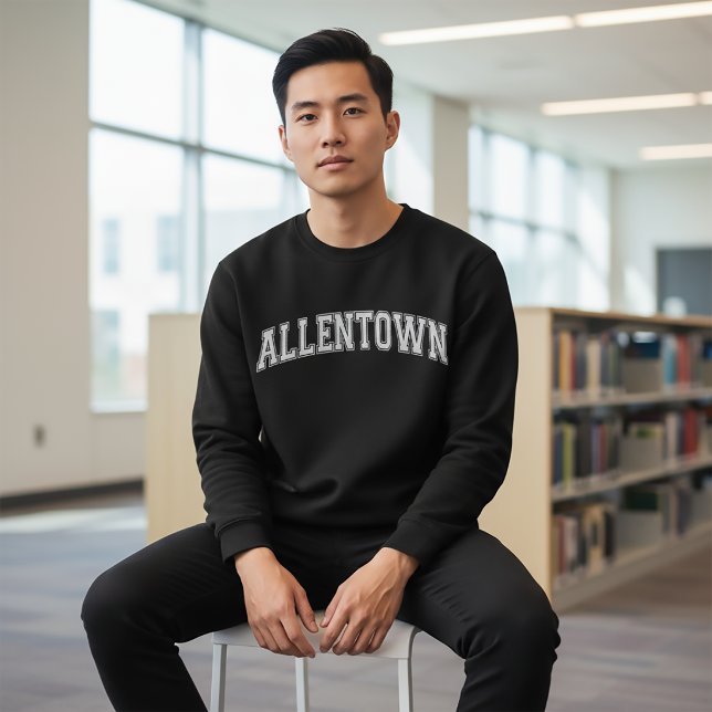 ALLENTOWN Universitetstila Amerika College Lång Ärmad Tröja (Skapare uppladdad)