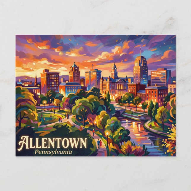 Allentown USA Vykort (Framsida)