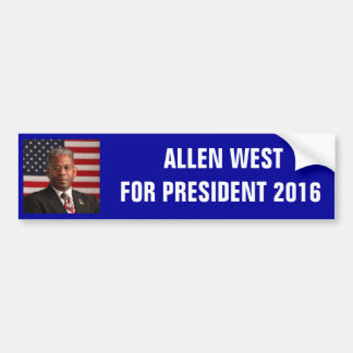 AllenWest_flag.jpeg ALLEN WESTFOR PRESIDENT 2… Bildekal