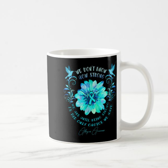 Allergies Awareness Flower We Dont Know How Stron  Kaffemugg (Höger)