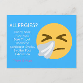 Allergies Shaklee Postcard Vykort