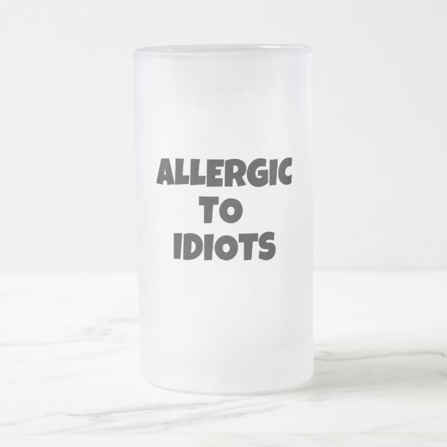 Allergika mot joniserande fruset glas Mugg (Center)