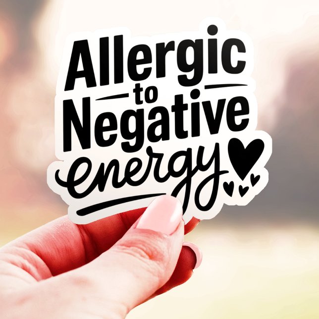 Allergika mot Negativ energivinyl Klistermärken (Skapare uppladdad)