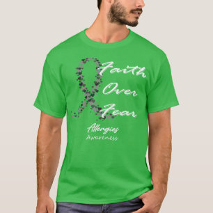 Allergimedvetande om rädsla för den här familjen t shirt
