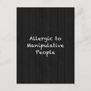 ALLERGISK TILL MANIPULATIVA FOLKFUNNY INSULY SAYI VYKORT