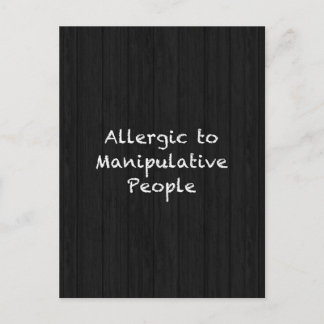 ALLERGISK TILL MANIPULATIVA FOLKFUNNY INSULY SAYI VYKORT
