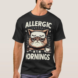 ALLERGISK TILL MORNINGS T SHIRT