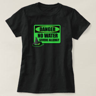 Allergisk Wizard of Oz ond häxa att bevattna T Shirt