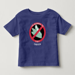 Allergiska mot sojabönor Kids Allergy Personlig T Shirt