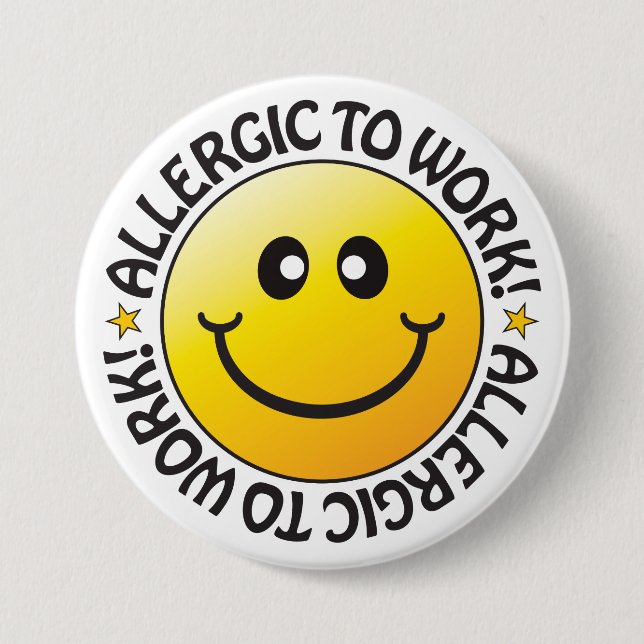 Allergiska till arbetsbricka knapp (Framsida)