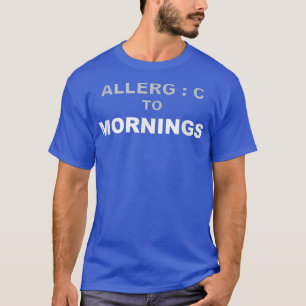 Allergiska varningar Hate Nightowl Night Working L T Shirt