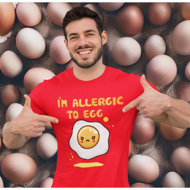 Allergiskt mot allergi mot ägg t shirt (Skapare uppladdad)