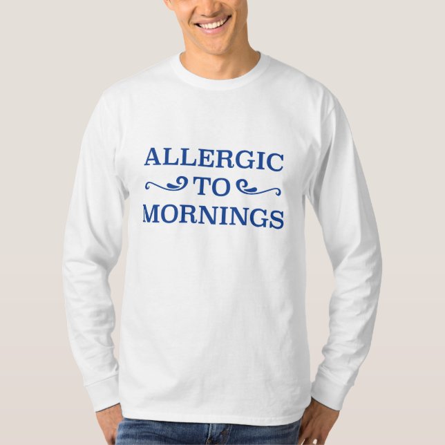 Allergiskt mot förhör t shirt (Framsida)