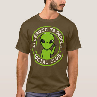 Allergiskt mot People Social Klubb Lusnyj av Tobe  T Shirt