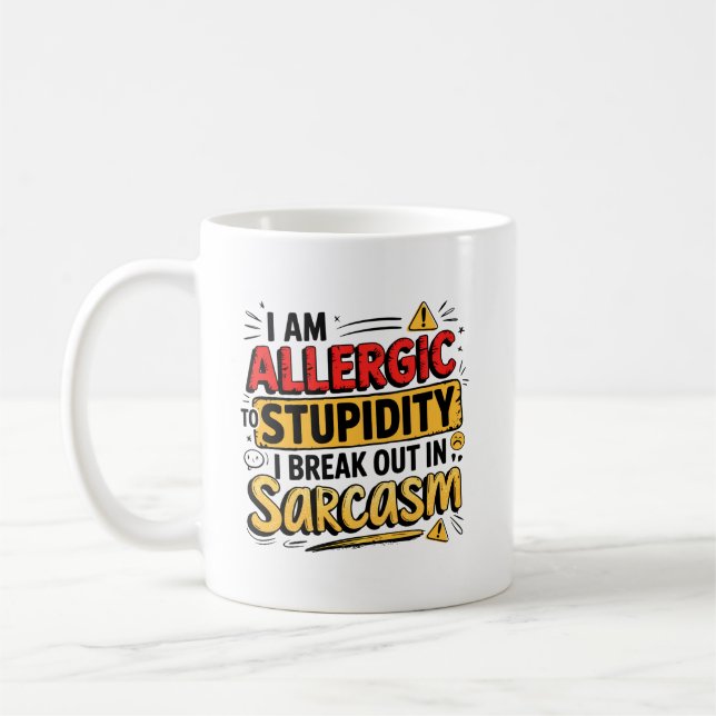 Allergiskt mot stuphet kaffemugg (Vänster)