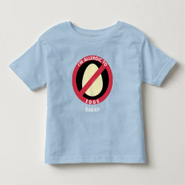 Allergiskt till personligen för äggungeallergi t shirt