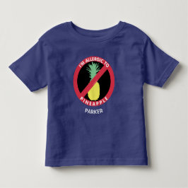 Allergiskt till personligen för ananasfruktallergi t shirt