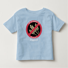 Allergiskt till vete lurar allergipersonlig t shirt