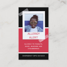 Allergy Alert Kids Photo Medical Akut Daycare